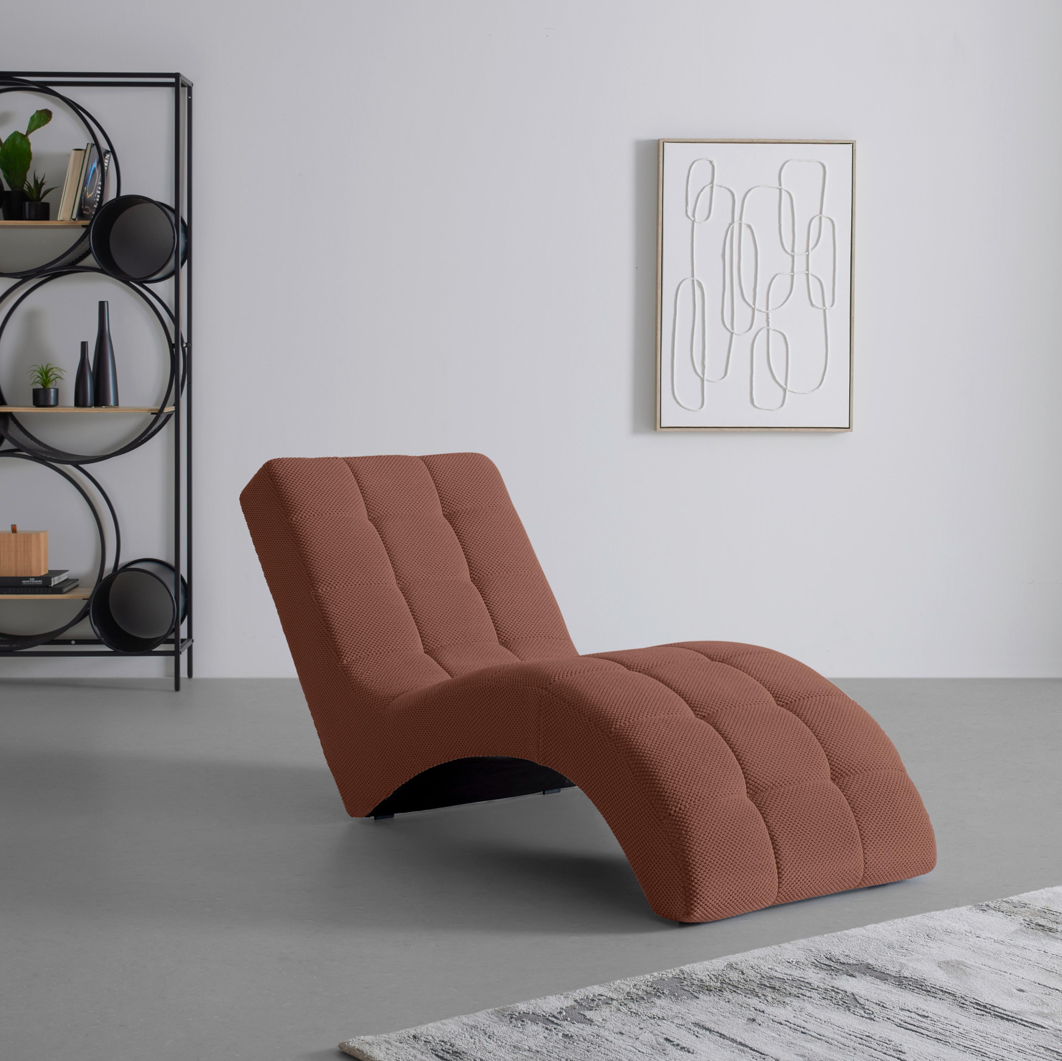 Liege Laguna Rot - Rot/Schwarz, MODERN, Kunststoff/Textil (68/80/167cm) - Mömax