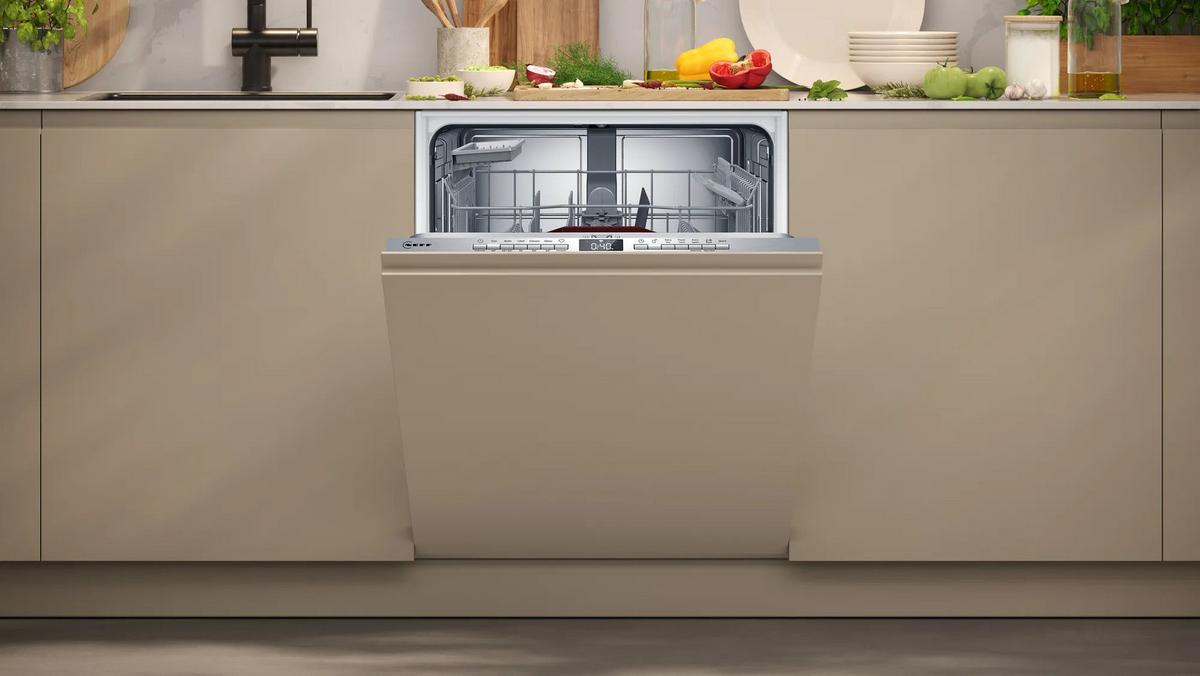 Geschirrspüler S255EAX16E - Cappuccino, MODERN, Metall (86,5/59,8/55cm) - Neff