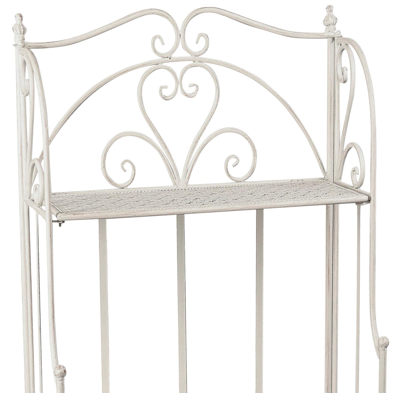 Regal Nadim 1, Bela - bela, Moderno, kovina (59/116/30cm)