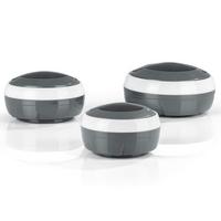 MISKA TERMICZNA 15591 - biały/szary, Basics, tworzywo sztuczne/metal (20,7/11,2cm) - GOURMETMAXX
