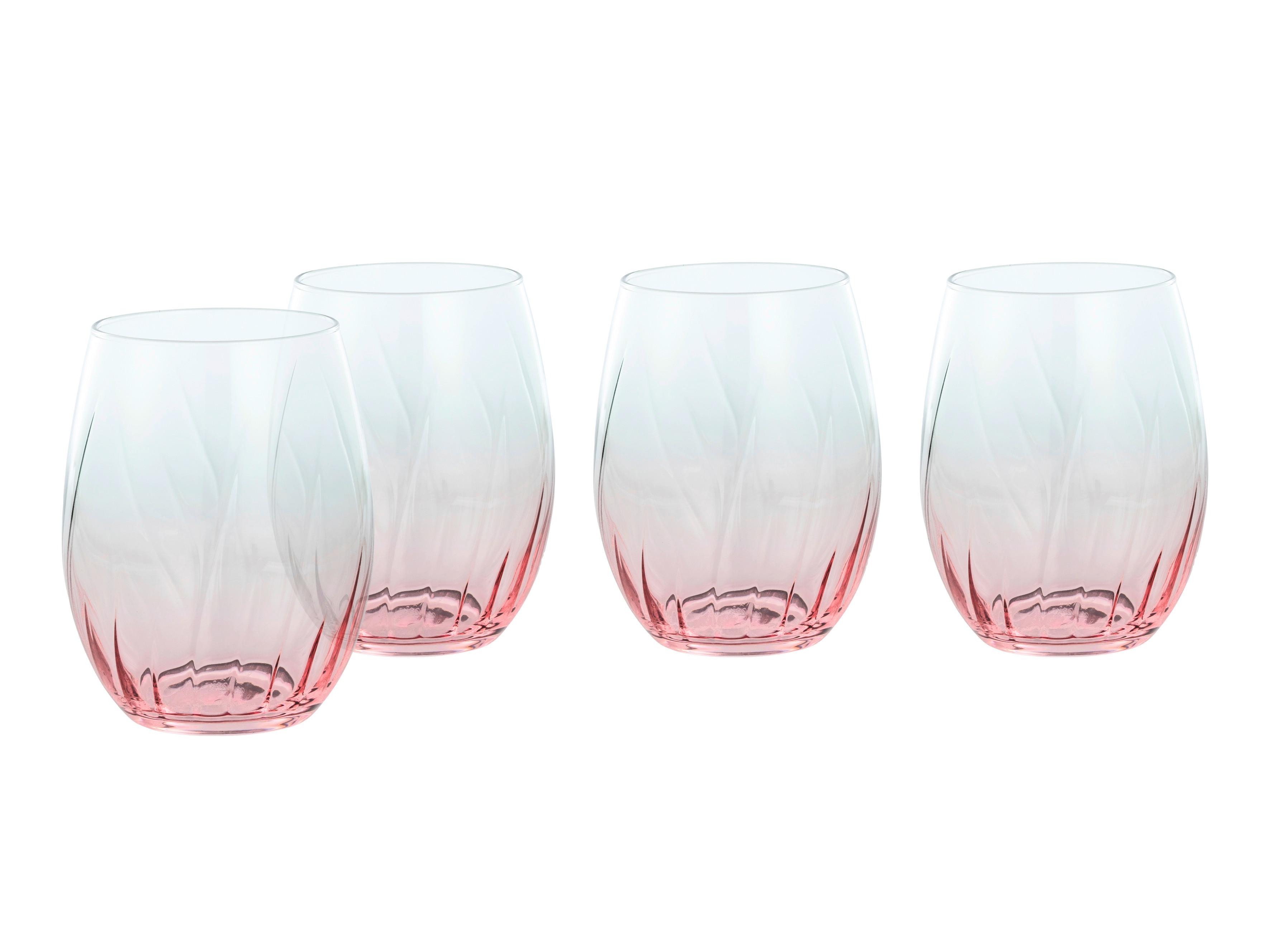 Set Kozarcev Spring, 4-Delni - večbarvno, Basics, steklo (360ml) - Creatable