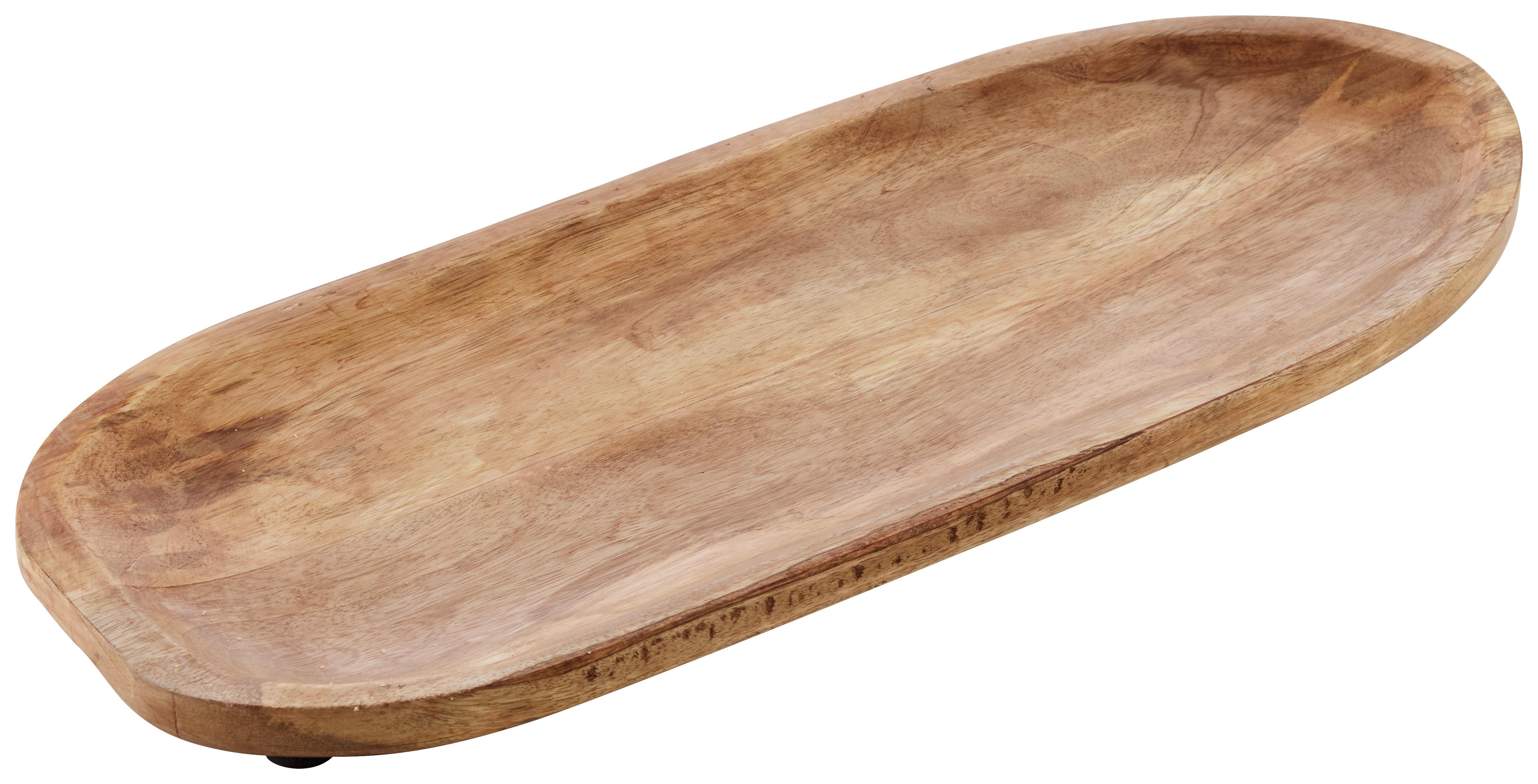 SERVERINGSFAT MANGO - naturfärgad, Klassisk, trä (50/20/4cm)