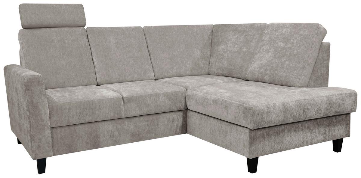 Sarokkanapé Alton - taupe, Konventionell, textil/fa (211/166cm) - Mömax