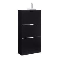 Omarica Za Čevlje Rudi, Črna - črna, Konvencionalno, leseni material (60/118/24cm) - Mömax