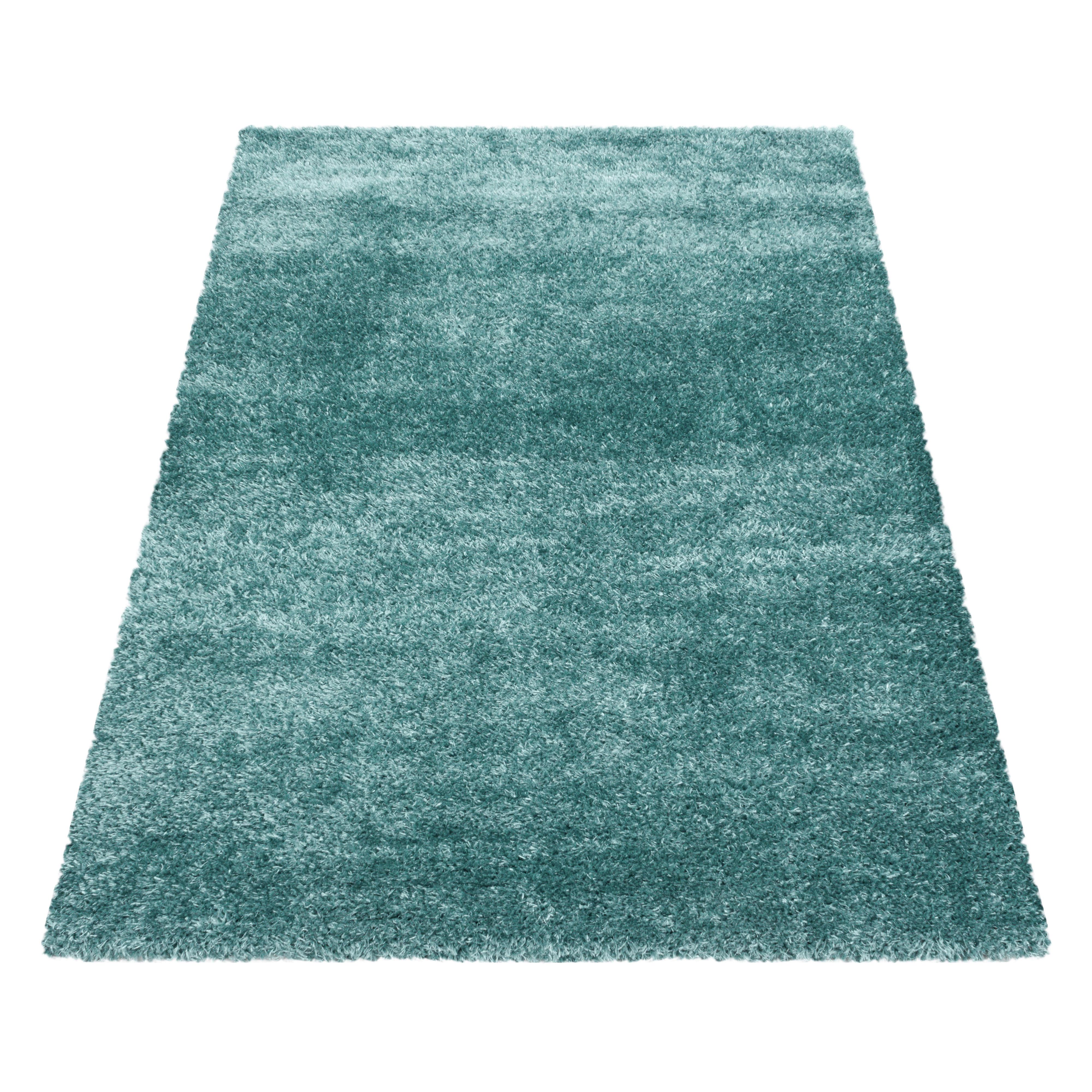 Hochflorteppich Brilliant Hellblau ca. 280x370cm - Hellblau, Basics, Textil (280/370cm) - Novel