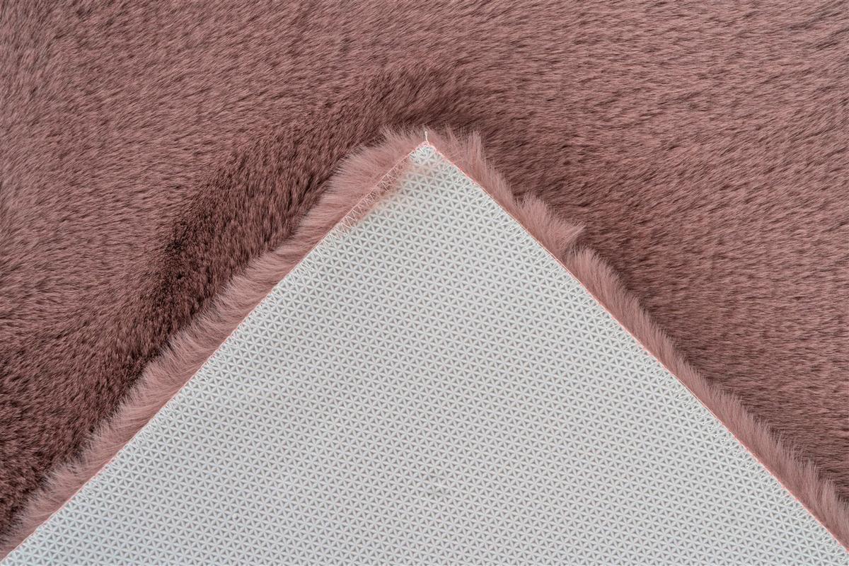 FELLTEPPICH RABBIT 525 - Rosa, Konventionell (40/60cm) - Kayoom