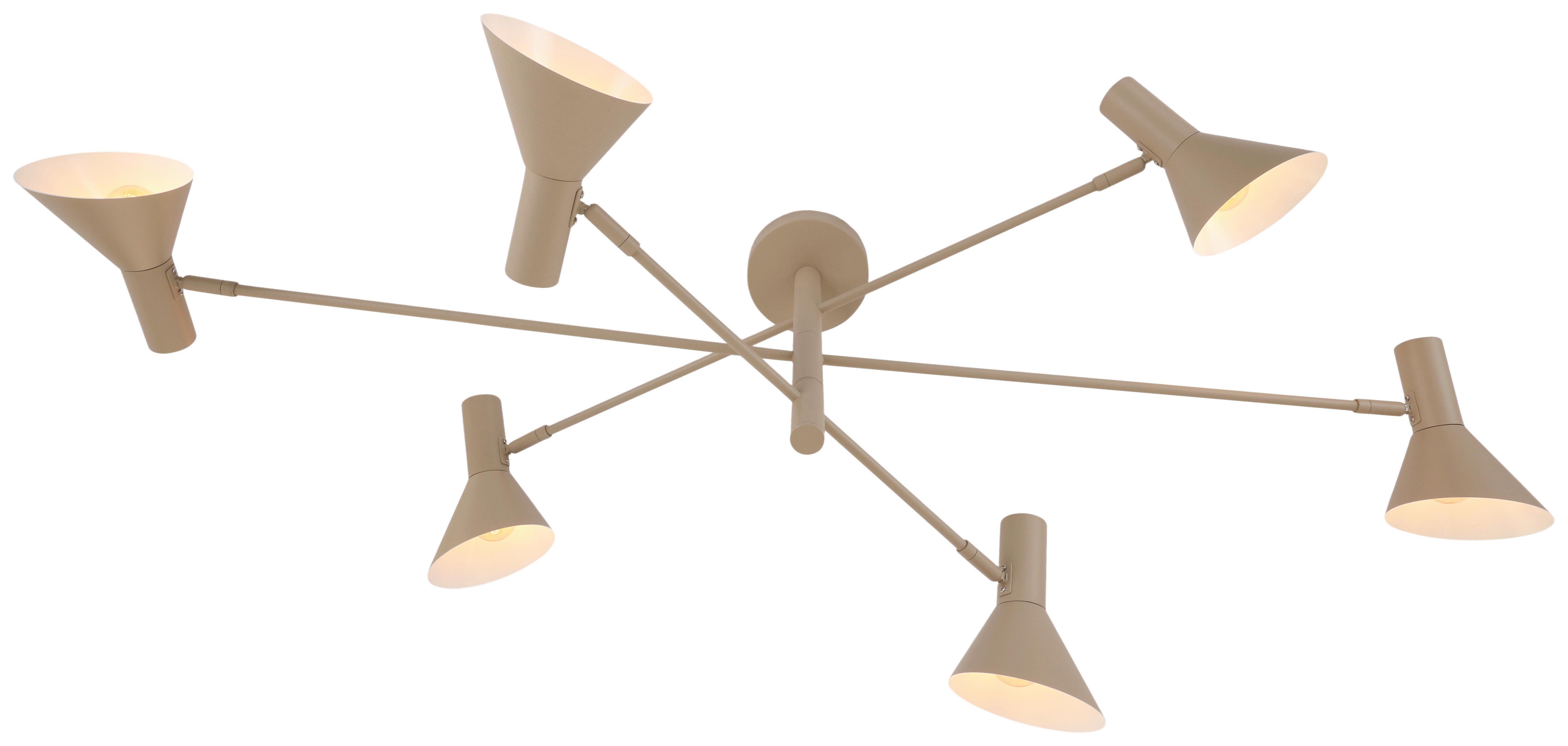 LAMPA SUFITOWA DOMINIKA - beżowy, Design, metal (103/83/40.5cm) - Collet's Monde