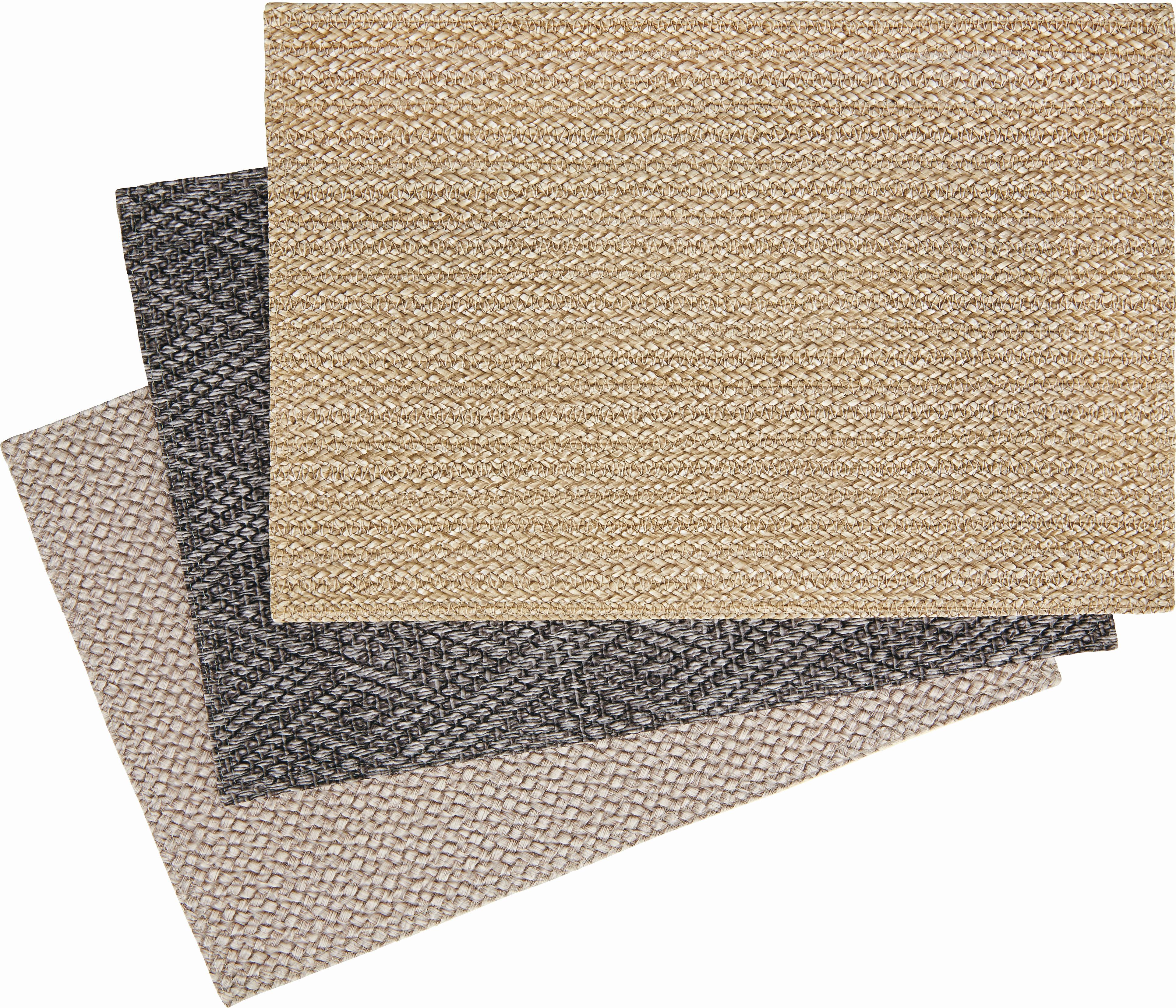 Tischset Eduard in diversen Farben - Sandfarben/Anthrazit, KONVENTIONELL, Textil (30/45cm) - Modern Living