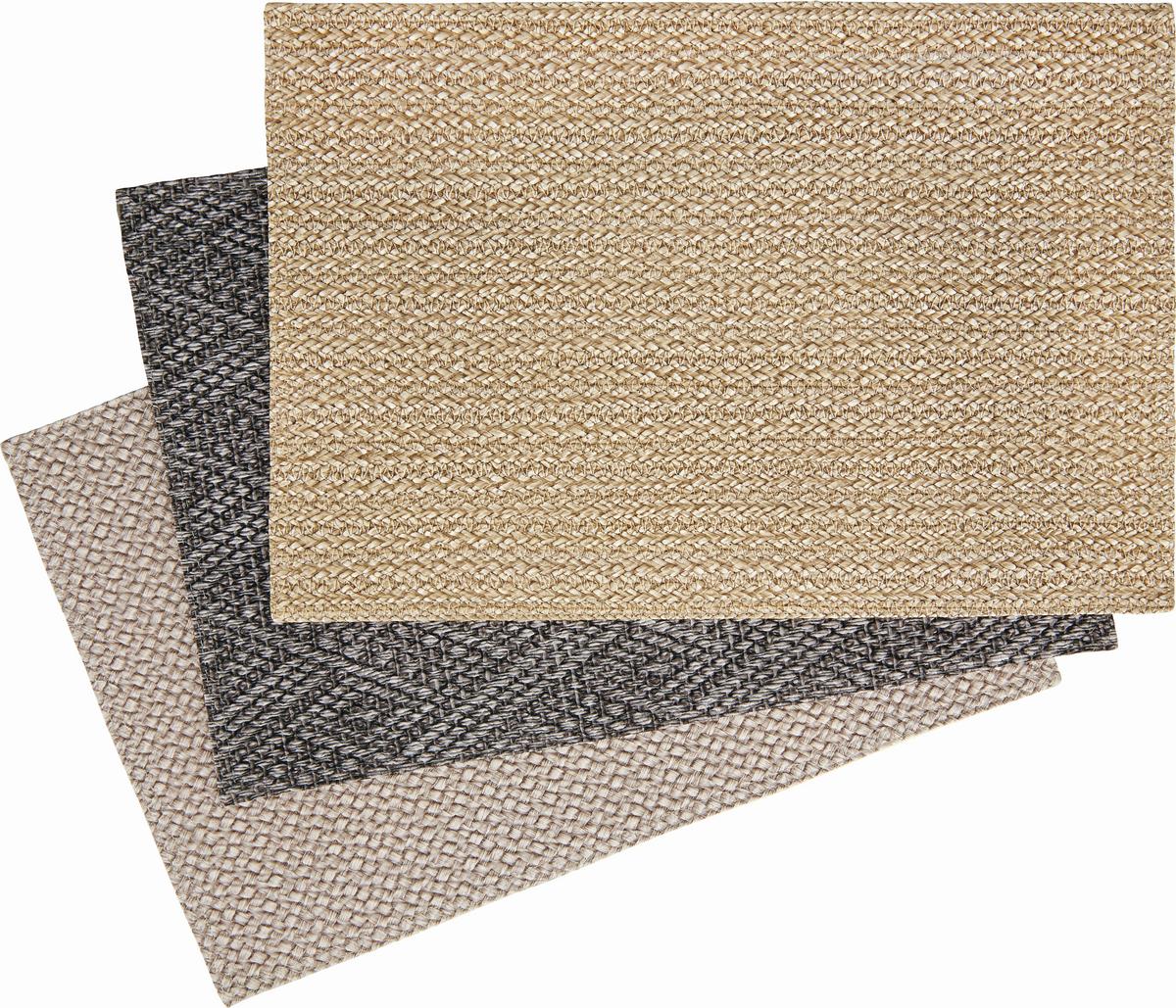 Asztali Szett Eduard - világosszürke/barna, Konventionell, textil (30/45cm) - Modern Living