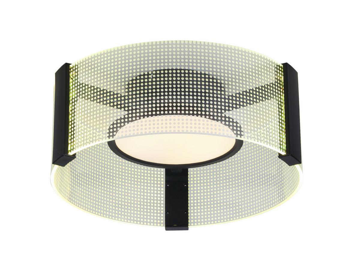 LAMPA SUFITOWA LED MARGE - czarny/biały, Modern, tworzywo sztuczne/metal (40/16,5cm) - Bessagi Home