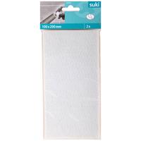 Vágható Filckorong 100x200mm 2db - fehér, műanyag (20/10/0,3cm) - Suki