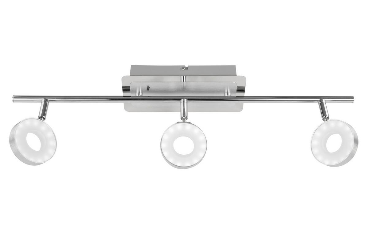 LAMPA REFLEKTOROWA LED INELE - kolor aluminiowy/kolor chromowy, Trend, metal (60,5/9/18,5cm) - Novel