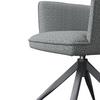 UTESTOL GLAMOUR - beige/antracit, Modern, metall/textil (62/62/87cm) - Mömax