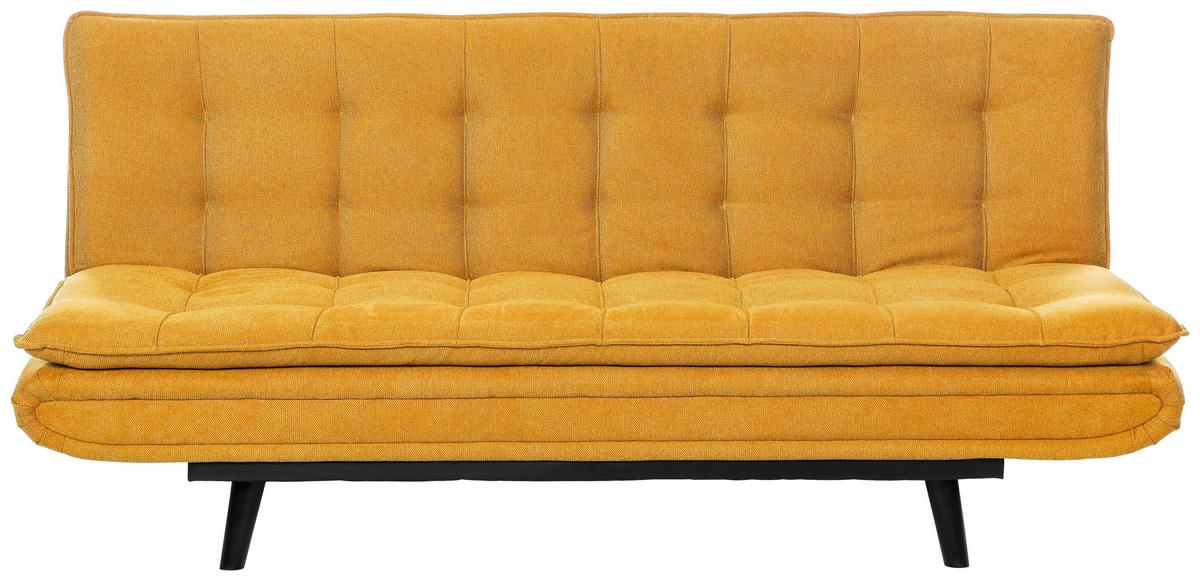 Kanapéágy Sun - sárga, Modern, textil/fa (190/83/93cm) - Mömax