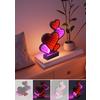 LAMPE DÉCORATIVE LED FRANI - couleur chromée/blanc, MODERN, matière synthétique (22/4,6/25,7cm) - Mömax