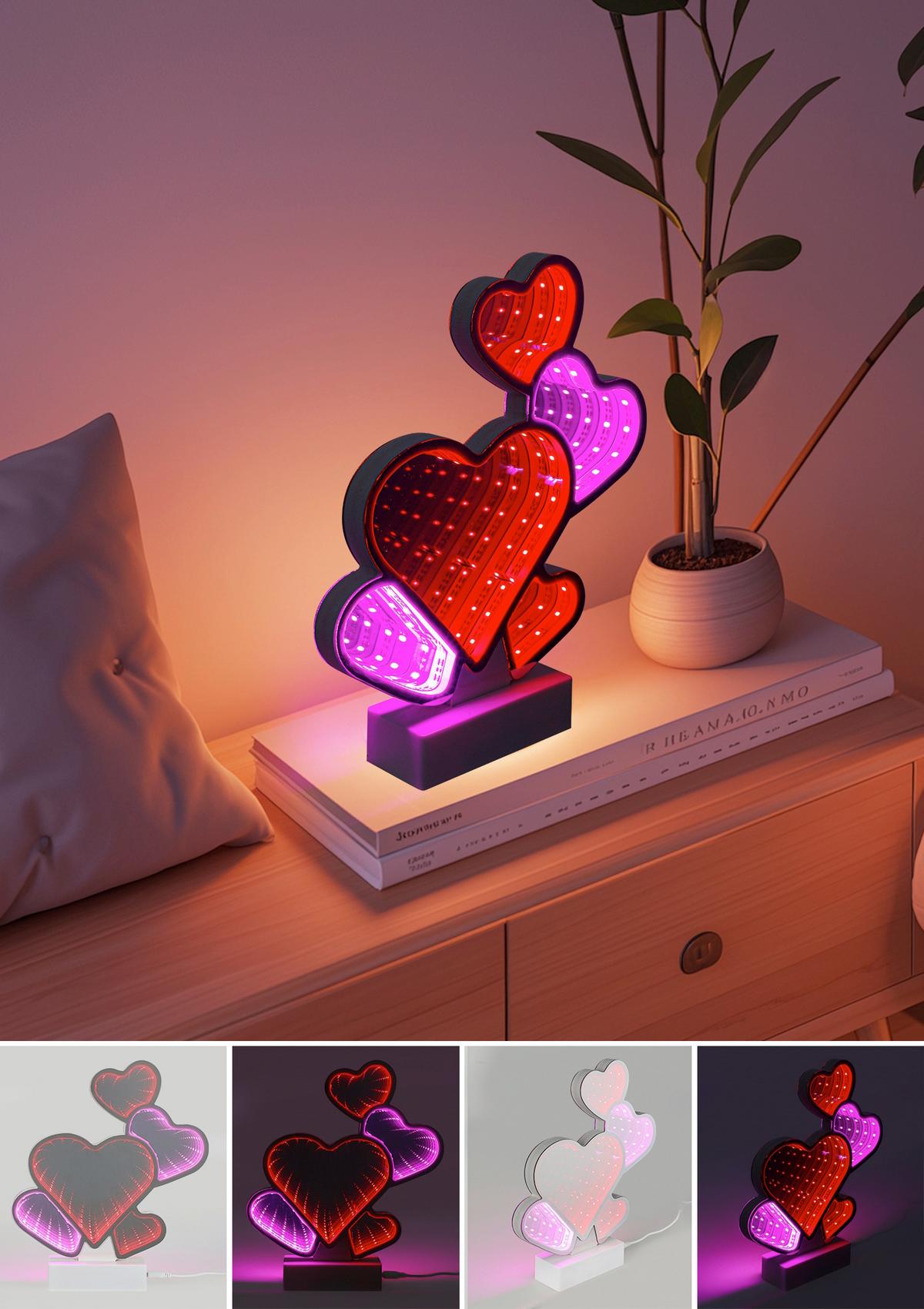 Led Svjetiljka Dekorativna Frani - bijela/boje kroma, Moderno, plastika (22/4,6/25,7cm) - Mömax