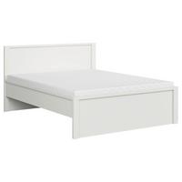 Bett Kaspian ca. 160x200 cm Weiß - Weiß, MODERN, Holzwerkstoff (160/200cm) - MID.YOU
