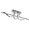 LED-TAKLAMPA LINA - kromfärg/nickelfärgad, Modern, metall/plast (20/80/26,5cm) - Mömax