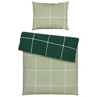 LINGE DE LIT LINNEA WENDE - Waldgrün/Weiss, Modern, Textil (160/210cm) - Modern Living