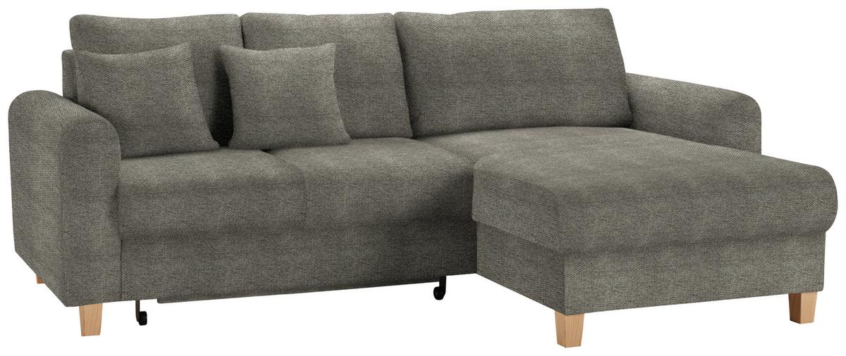 Kutna Garnitura Lille - svijetlo smeđa/taupe, Moderno, tekstil/drvo (232/110/156cm) - Best Price