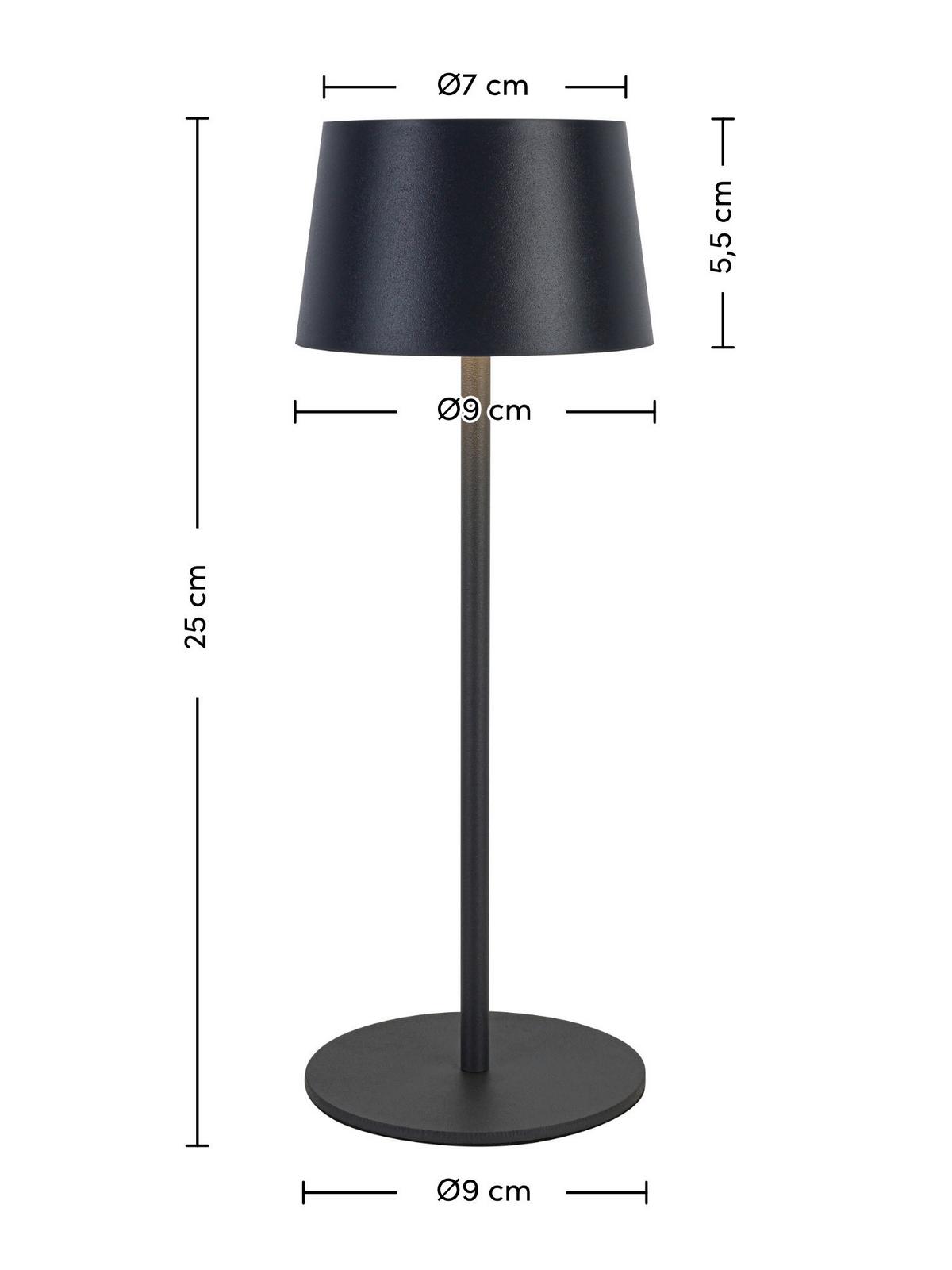 Solarleuchte Zitz Anthrazit max. 1,2 Watt - Anthrazit, KONVENTIONELL, Kunststoff (9/25cm) - Mömax