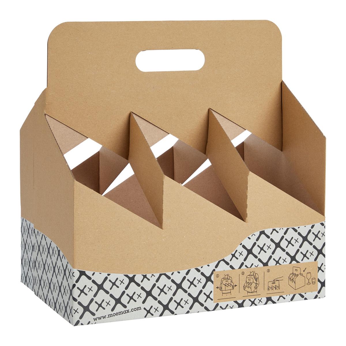 Karton S Kozarci Glassy - Konvencionalno, valovita lepenka (30,4/20,4/20,6cm) - Based