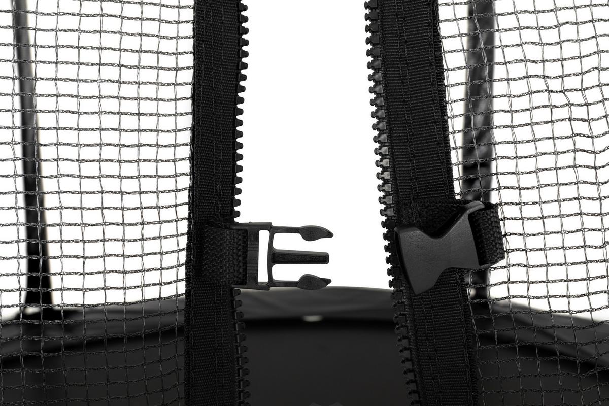 Trampolin Jump Schwarz Ø ca. 250cm - Schwarz, KONVENTIONELL, Kunststoff/Textil (250/239cm) - Mömax
