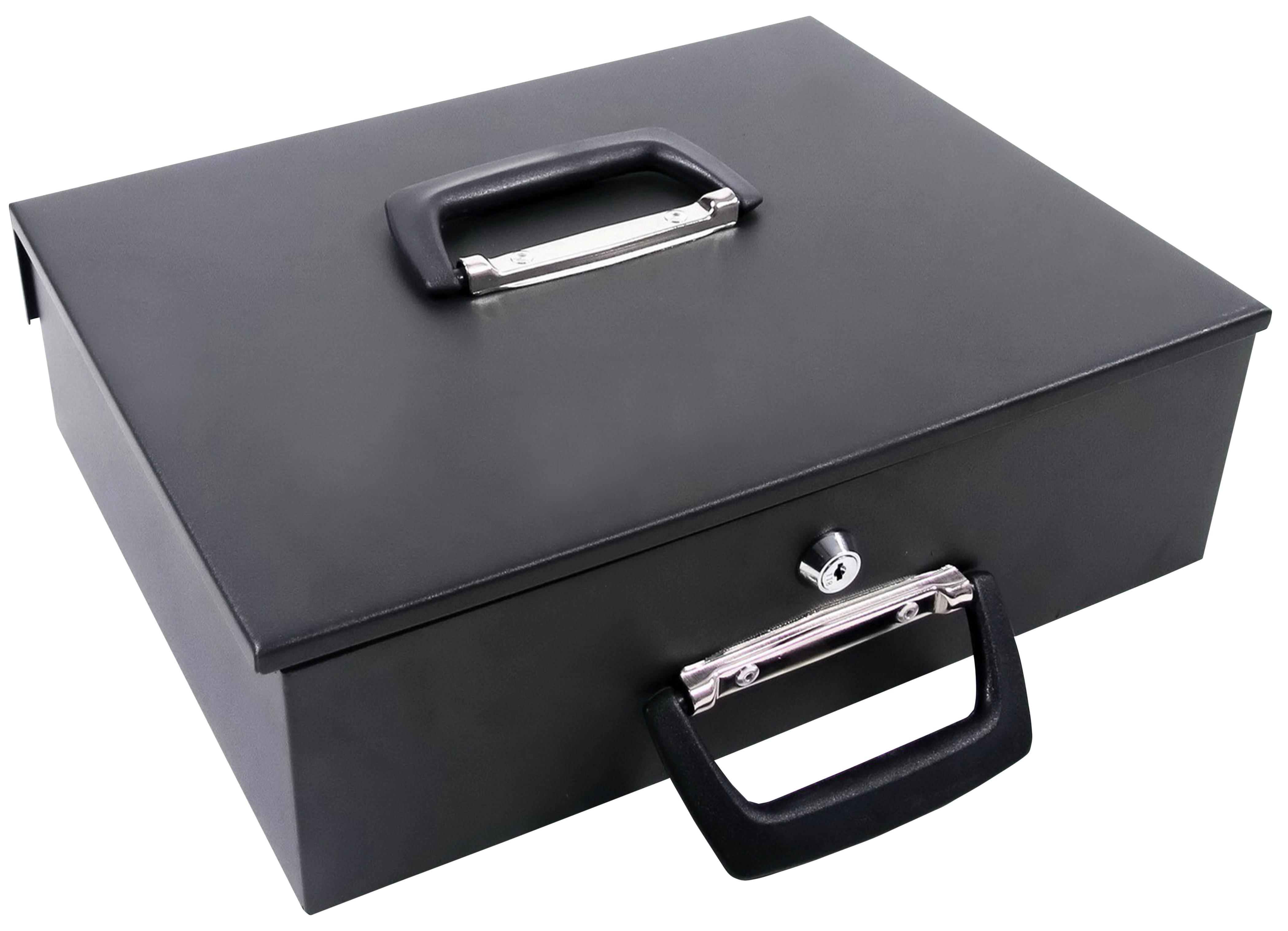 Škatla Za Denar Safe I - črna, Basics, kovina (35,5/10,5/27,5cm) - MID.YOU