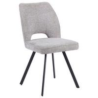 Scaun RENE - negru/gri, Basics, lemn/metal (47/87/61cm) - Mömax