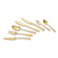 Besteckset Avelino Goldfarben 42-teilig - Goldfarben, Trend, Metall - Echtwerk