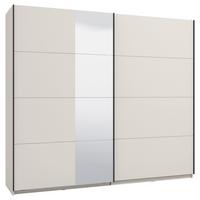 Schwebetürenschrank Gard Kaschmirfarben - Kaschmir/Schwarz, KONVENTIONELL, Holzwerkstoff/Metall (245/217/61cm) - Mömax