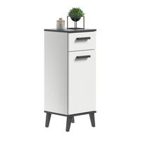 UNTERSCHRANK ROCKET - Weiß/Grau, MODERN, Holzwerkstoff/Kunststoff (34/87/31cm) - MID.YOU
