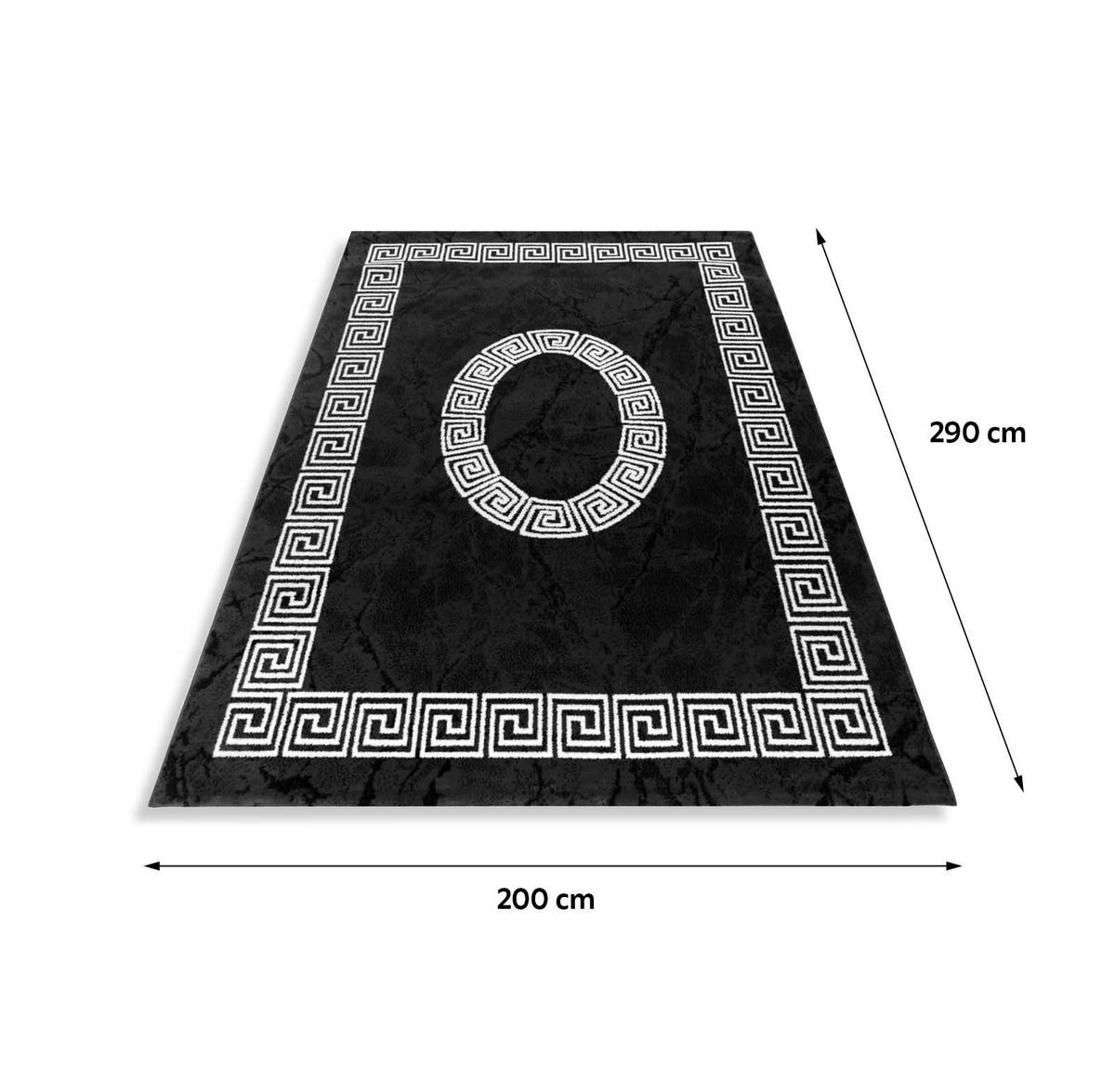 Webteppich Plus Rot/Weiß ca. 200x290cm - Rot/Weiß, Design, Textil (200/290cm)