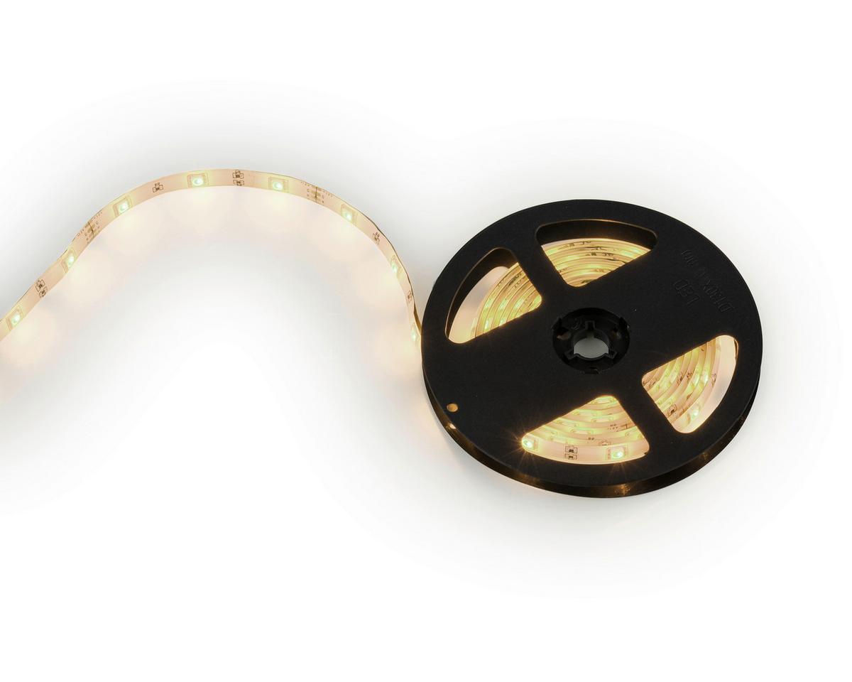 LED-Strip Karl ca. 500cm - Weiss/Multicolor, Romantik / Landhaus, Kunststoff (500cm) - Mömax