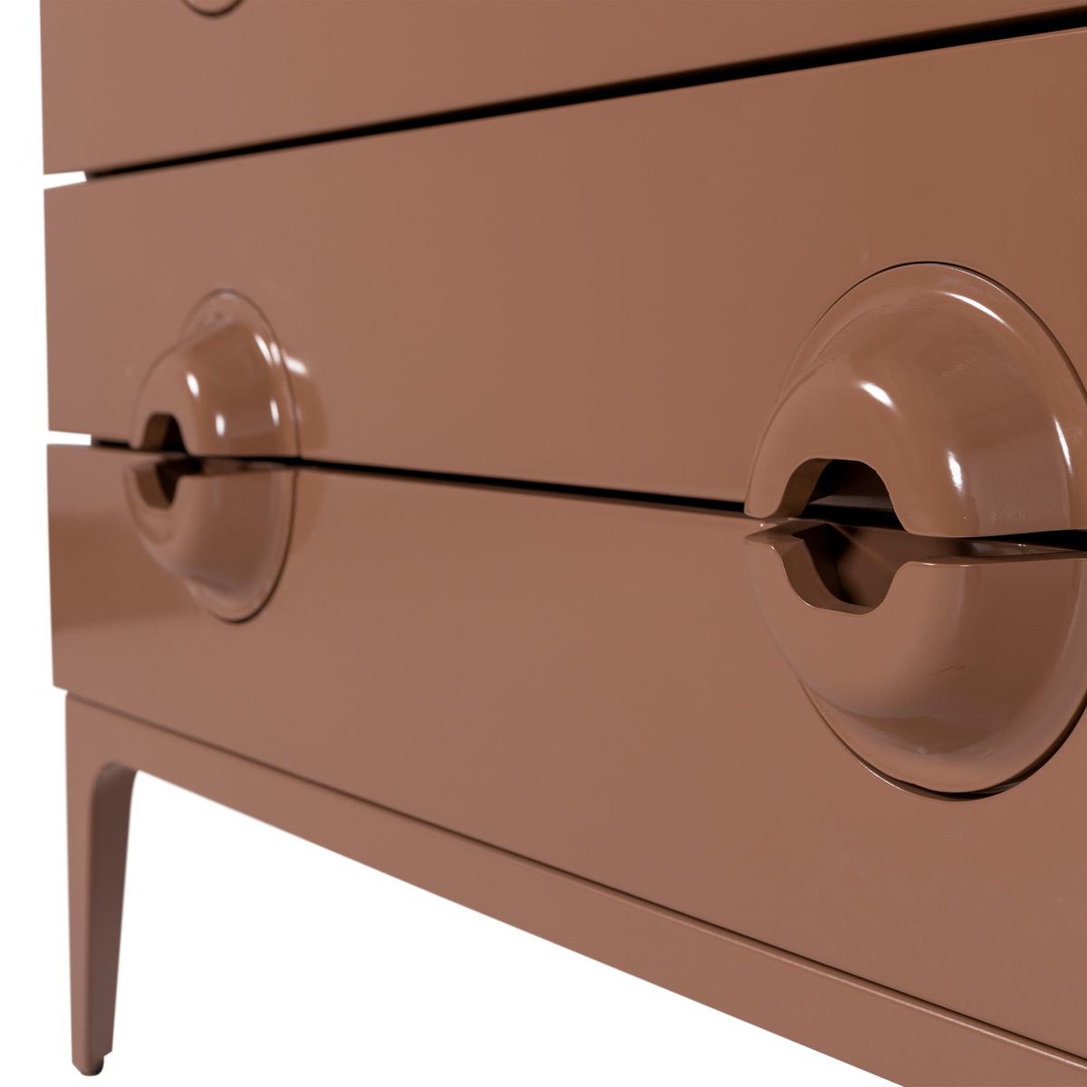 Kommode Merge Altrosa B: 110 cm - Altrosa, Design, Holz/Metall (110/89/44cm) - Livetastic