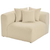 Modul Sofaelement Bloom Ecke Beige - Beige, Trend, Textil (115/70/115cm) - Livetastic
