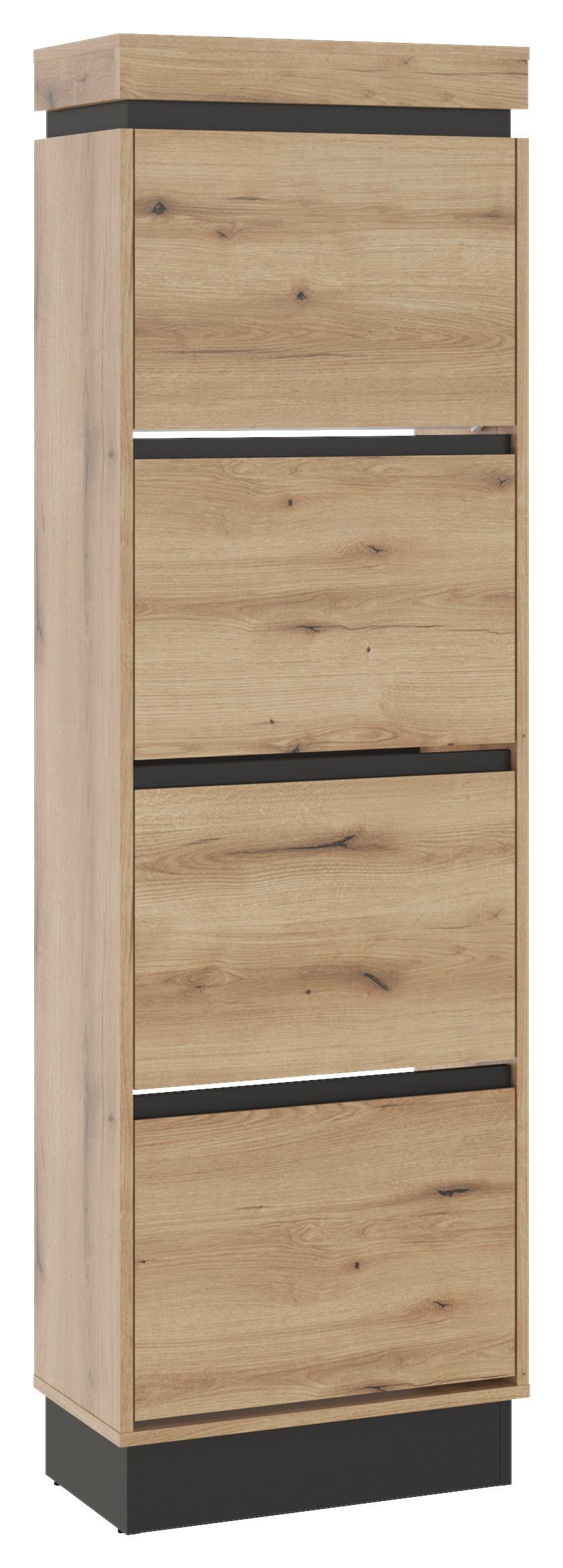 Dulap pentru pantofi CORTE - Trend, material pe bază de lemn (53,8/175,8/28,5cm) - Modern Living