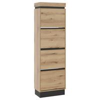 Dulap pentru pantofi CORTE - Trend, material pe bază de lemn (53,8/175,8/28,5cm) - Modern Living