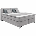 Boxspringbett in Silber ca. 180x200cm - Alufarben, KONVENTIONELL, Karton/Naturmaterialien (180/200cm) - Modern Living Boxspringbett in Silber ca. 180x200cm - Alufarben, KONVENTIONELL, Karton/Naturmaterialien (180/200cm) - Modern Living