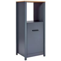 Geräteumbauschrank Venet Anthrazit/Artisan Eiche - Anthrazit/Schwarz, MODERN, Holzwerkstoff/Metall (70/167/60cm) - Mömax