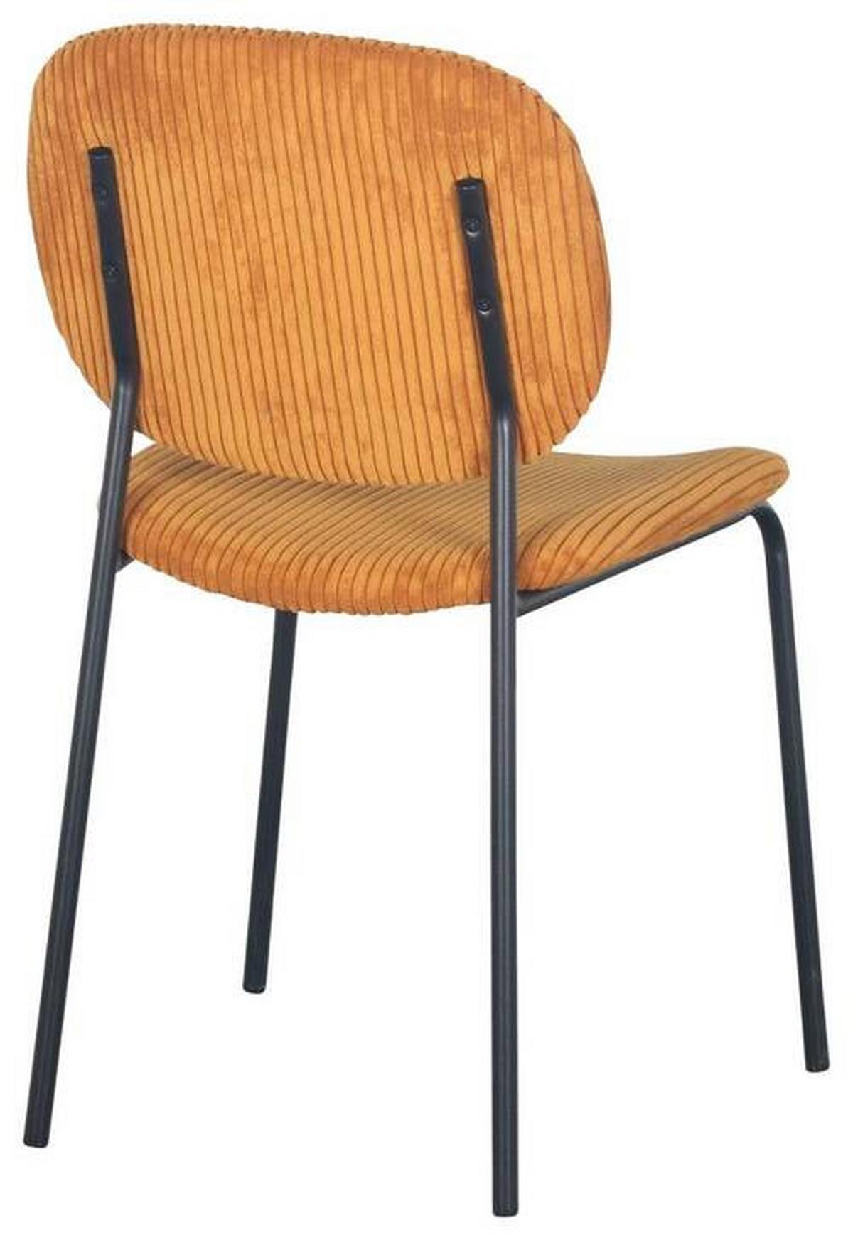 Stuhl Ira in Gelb - Gelb/Schwarz, MODERN, Holz/Textil (47/83/53cm) - Mömax
