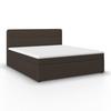 Box Krevet Marco - smeđa/crna, Moderno, drvo/tekstil (180/200cm) - Bessagi Home