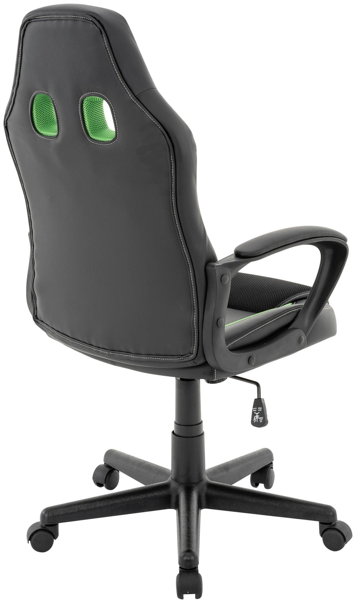 Gamingstuhl BX-Gaming Grün/Schwarz - Schwarz/Grün, MODERN, Kunststoff/Textil (58/105-115/63cm) - Mömax