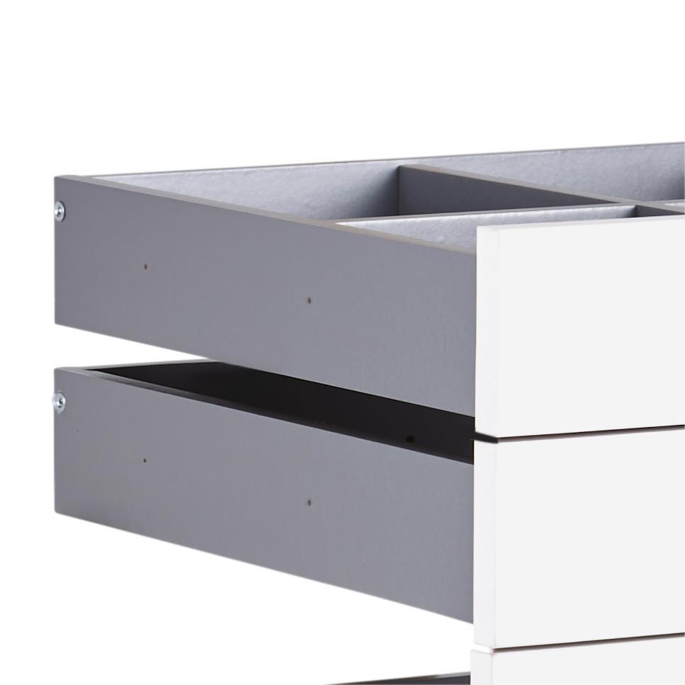 LÅDSET UNIT -BASED- - vit, Modern, trämaterial (45,3/83/47cm) - Based