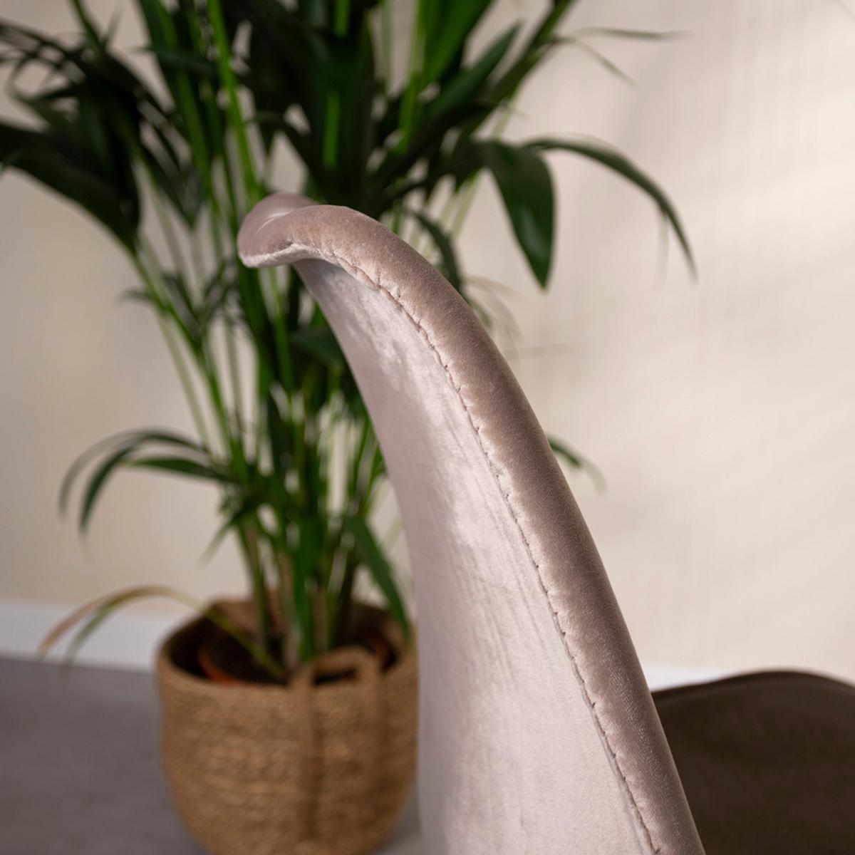 ZESTAW KRZESEŁ FINLEY - czarny/szampanowy, Konventionell, metal/tkanina (50/83/51cm) - MID.YOU
