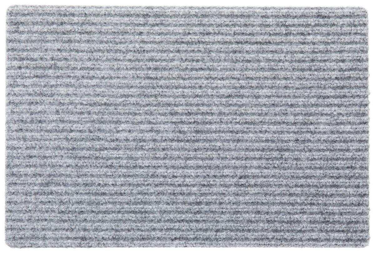 Fußmatte MONA 80x120x1,2 cm schwarz Schuhabstreifer Schmutzmatte  Schmutzfänger