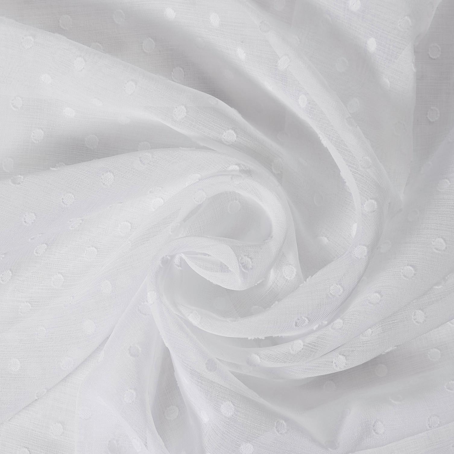 Fertigvorhang Sherly in Weiß ca. 140x245cm - Weiß, KONVENTIONELL, Textil (140/245cm) - Modern Living