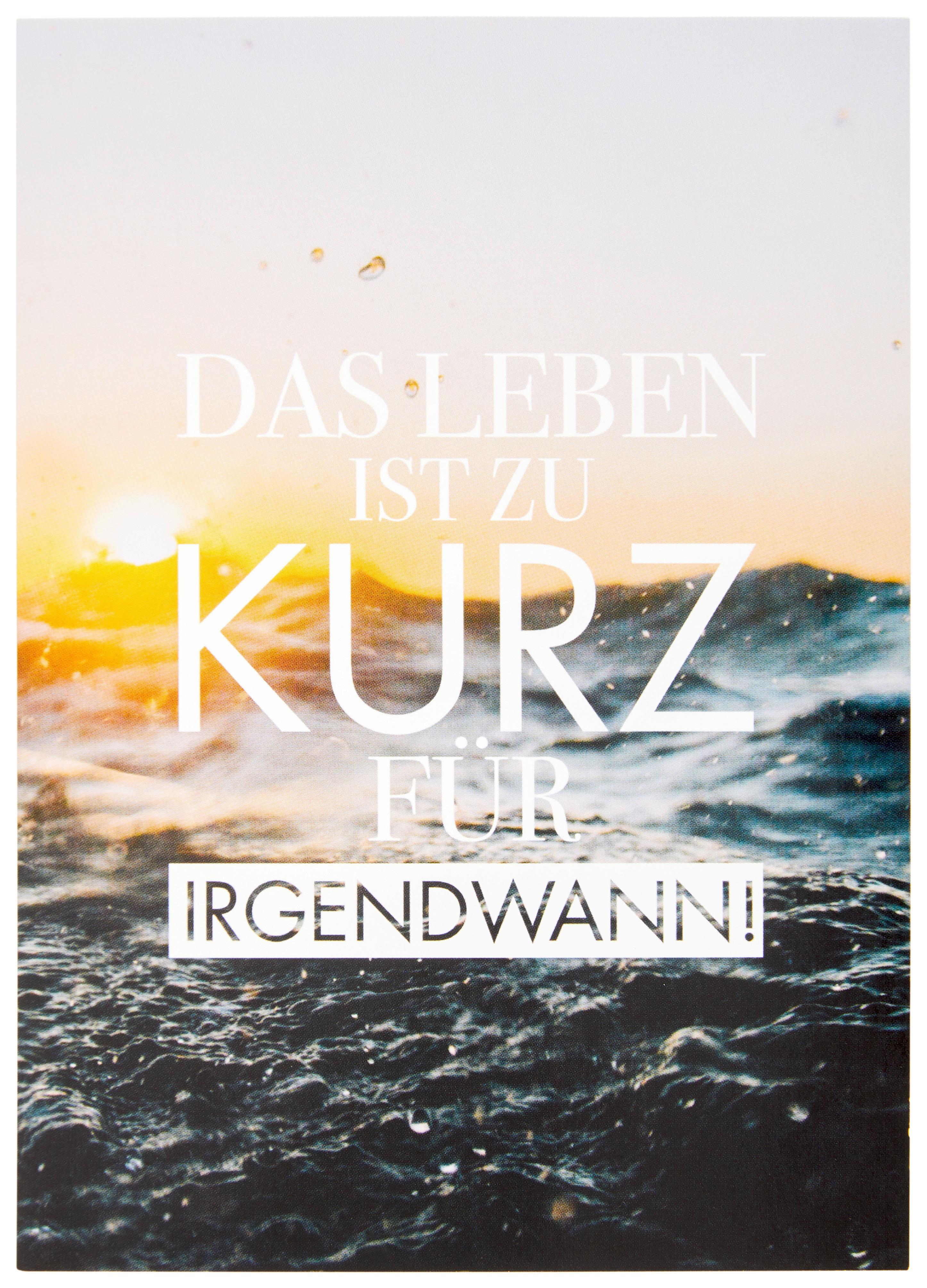 Postkarte Statements in Orange - Multicolor, Papier (10,5/14,8cm) - VS Visual Statements