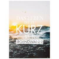 Postkarte Statements in Orange - Multicolor, Papier (10,5/14,8cm) - VS Visual Statements