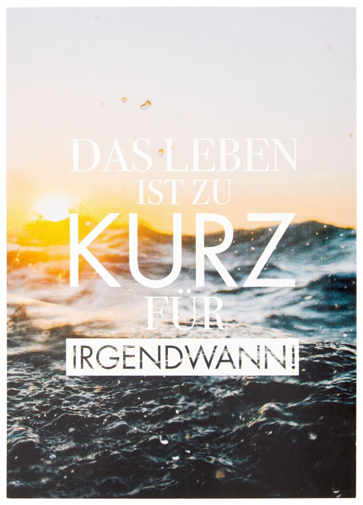 Postkarte Statements in Orange - Multicolor, Papier (10,5/14,8cm) - VS Visual Statements